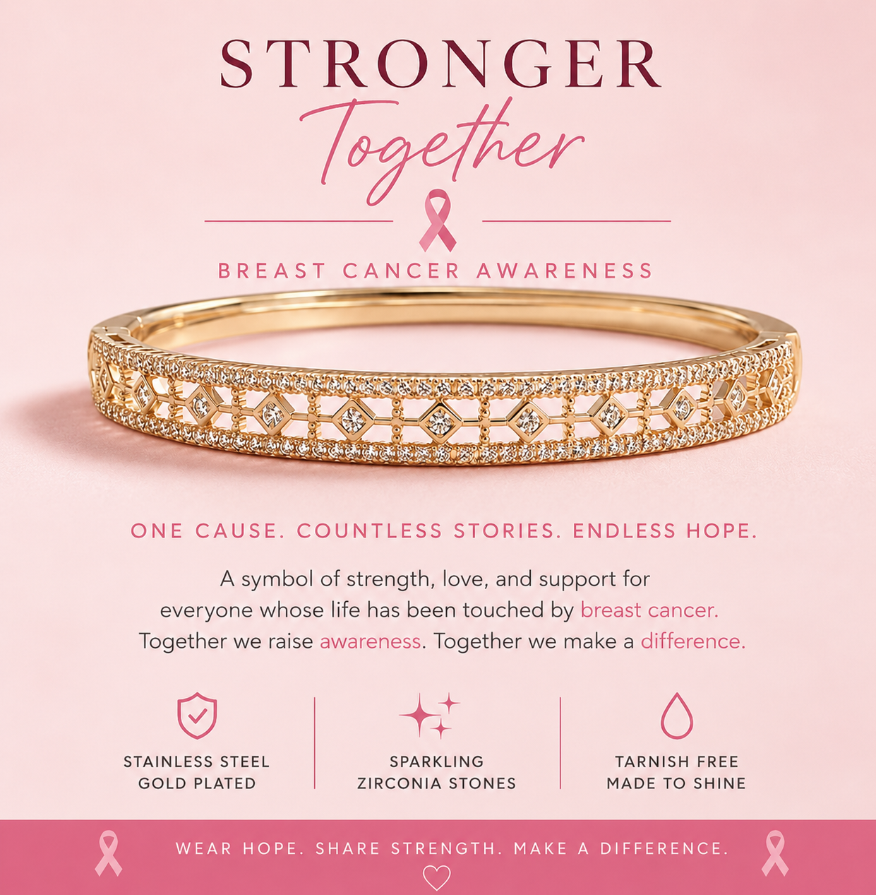 Breast Cancer Awareness | Classic Bracelet