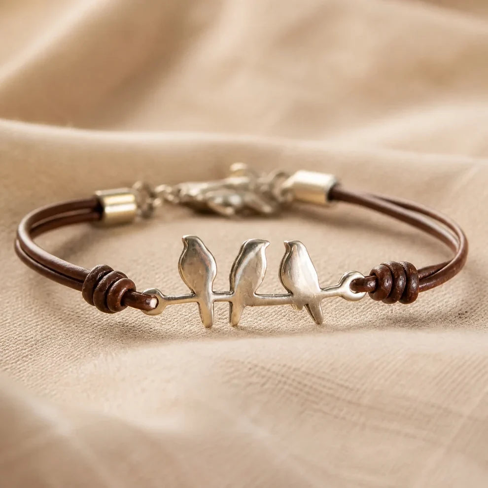 Birds of Love Bracelet | Breast Cancer Awareness