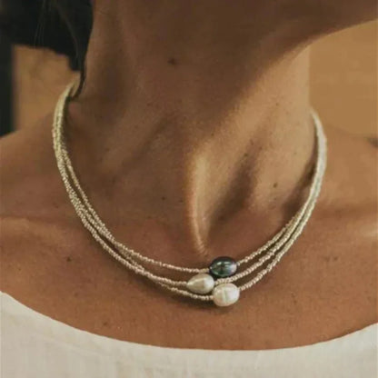 Breast Cancer Awareness | Vintage Pearl Necklace