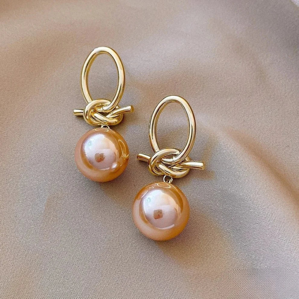 Breast Cancer Awareness | Ribbon Blush Earrings