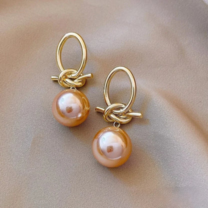 Breast Cancer Awareness | Ribbon Blush Earrings