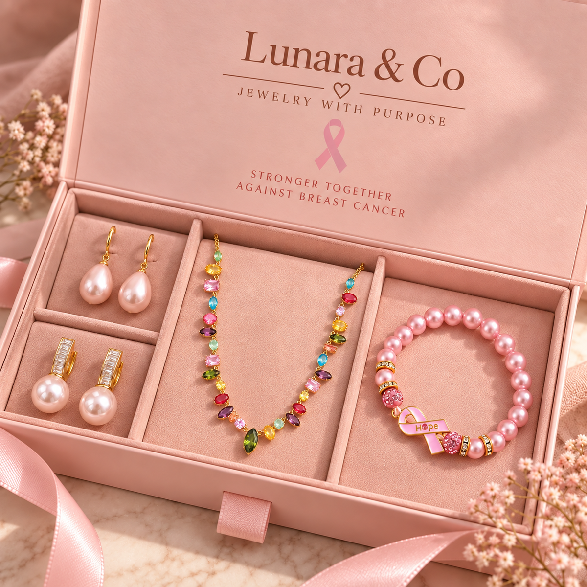 Breast Cancer Awareness 4-Piece Gift Set