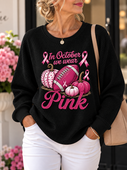 This October we wear Pink 2026 Long Sleeve Top