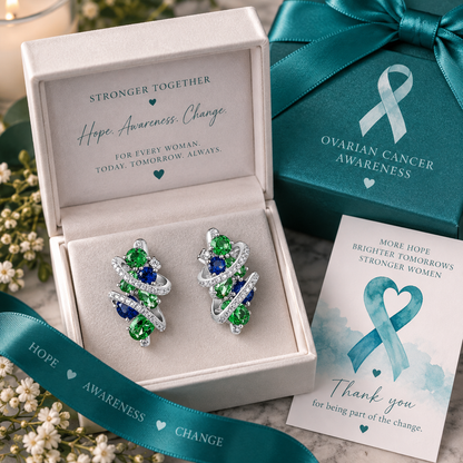 Ovarian Cancer Awareness Hope Earrings