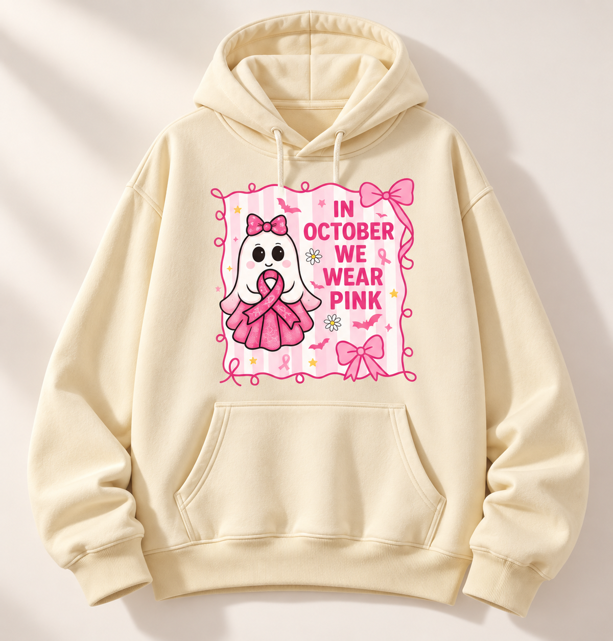 October We Wear Pink Hoodie
