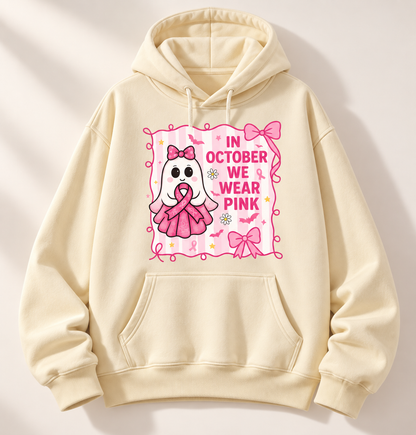 October We Wear Pink Hoodie