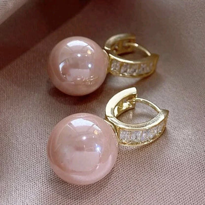 Breast Cancer Awareness | Blush Pearl Earrings