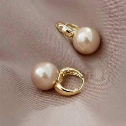 Breast Cancer Awareness | Classic Pearl Earrings