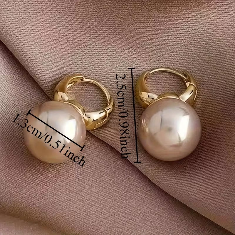 Breast Cancer Awareness | Classic Pearl Earrings