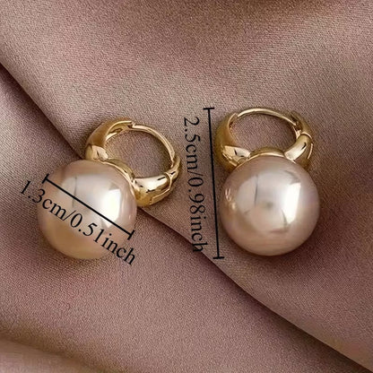 Breast Cancer Awareness | Classic Pearl Earrings