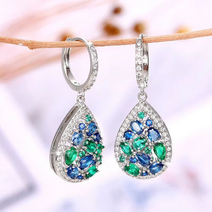 Teal Hope Earrings – Ovarian Cancer Awareness
