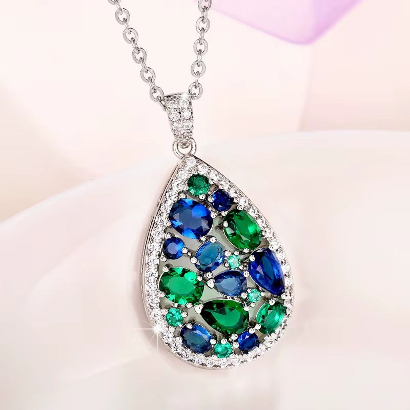 Teal Hope Necklace – Ovarian Cancer Awareness