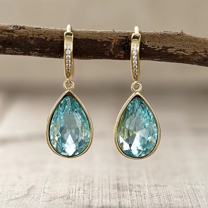 Hope Drops™ – Ovarian Cancer Awareness Earrings