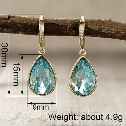 Hope Drops™ – Ovarian Cancer Awareness Earrings