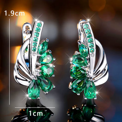 Emerald Wings of Hope™ Earrings – Ovarian Cancer Awareness