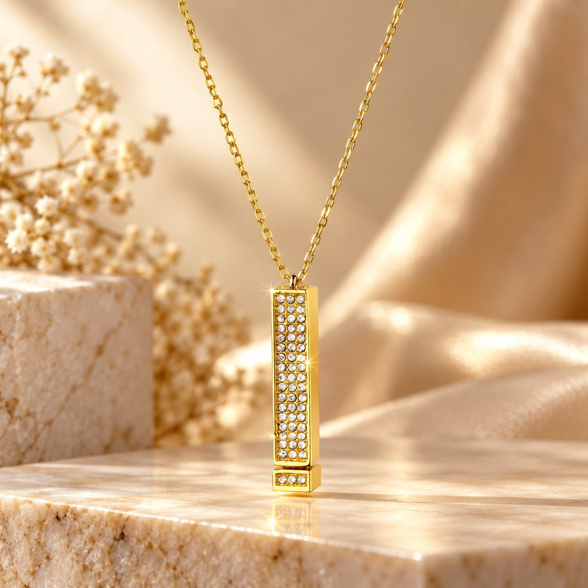 Breast Cancer Awareness Month | I Love You Necklace