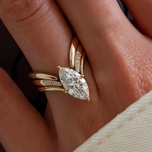 Cancer Awareness | Elegant Drop Ring