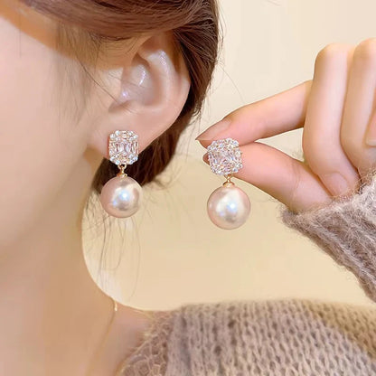 Breast Cancer Awareness | Luxe Pearl Earrings